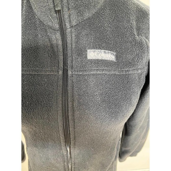 Boys Columbia Steens MT Fleece Black Jacket - Picture 3 of 6